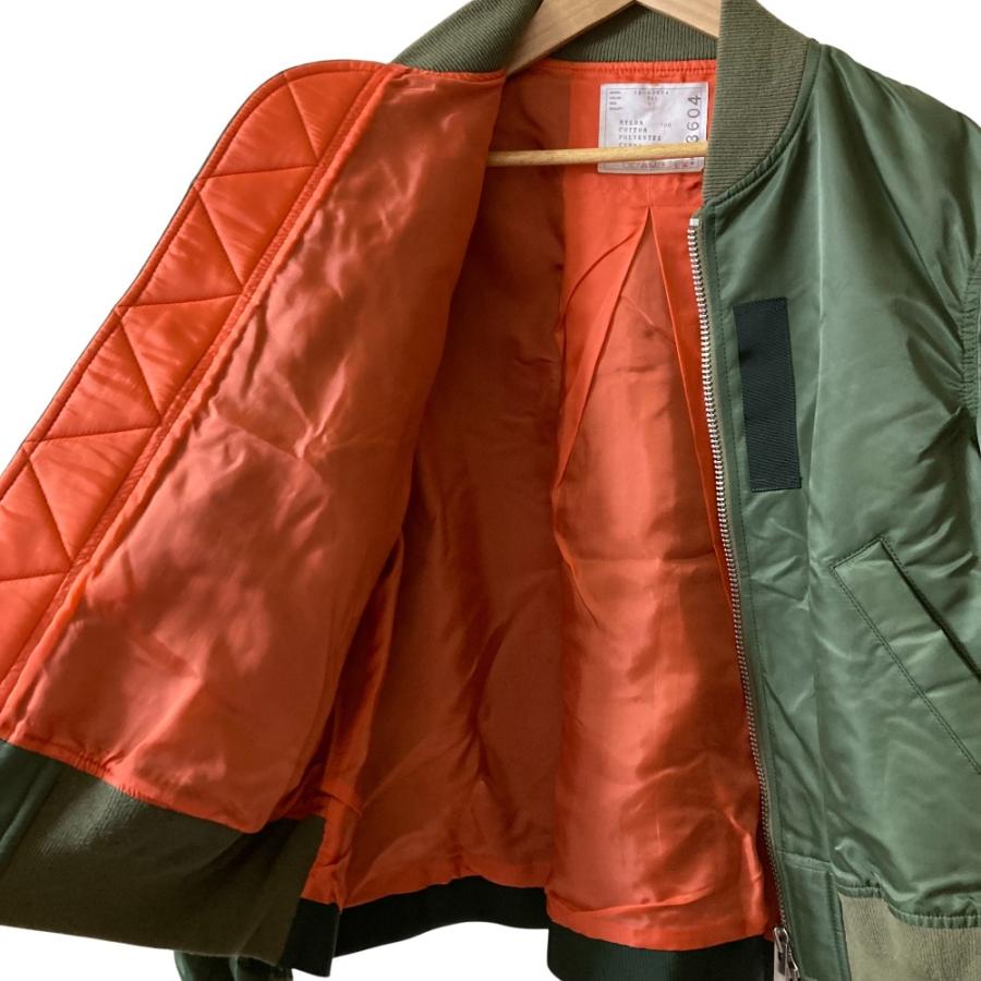 sacai（サカイ） 美品 MA-1 ボンバージャケット 18-03604 サイズ1