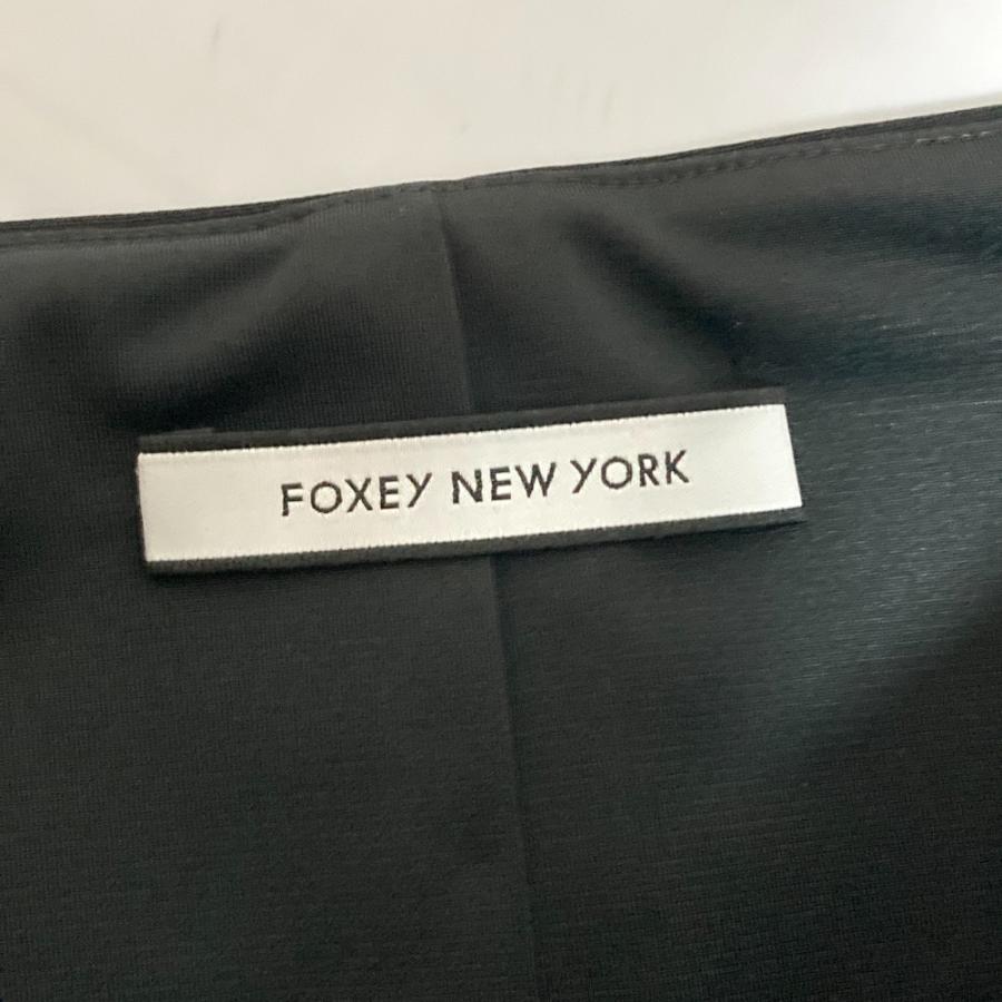 美品 FOXEY NEW YORK フォクシーニューヨーク フロントジップ