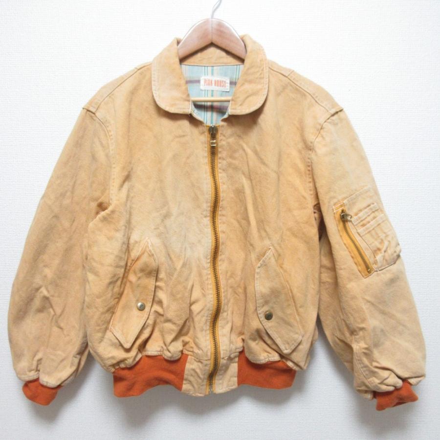 90s】PINK HOUSE ビンテージ 古着 ブルゾン ボンバージャケット 日本 