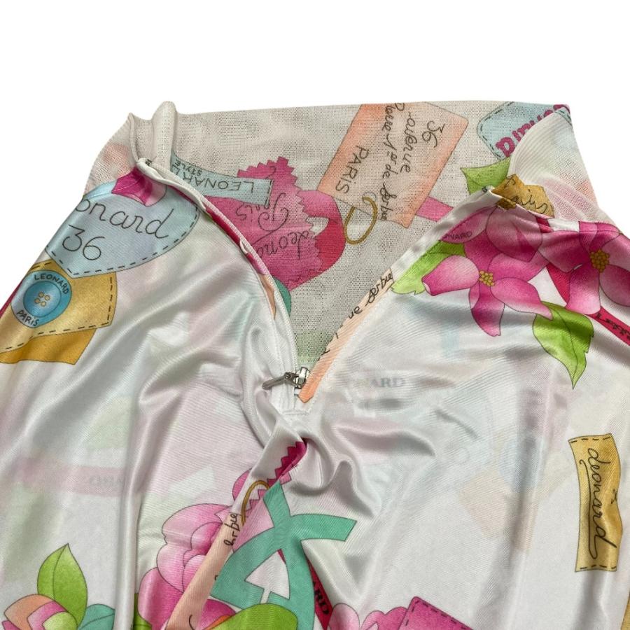 LEONARD SPORT 美品 レオナールスポーツ フラワープリント ロング