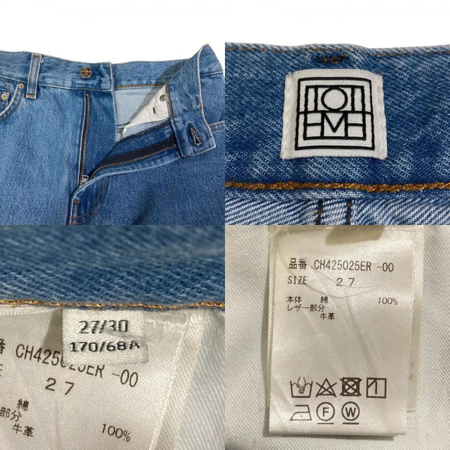 TOTEME（トーテム） 美品 24AW TOTEME WIDE LEG DENIM デニムパンツ