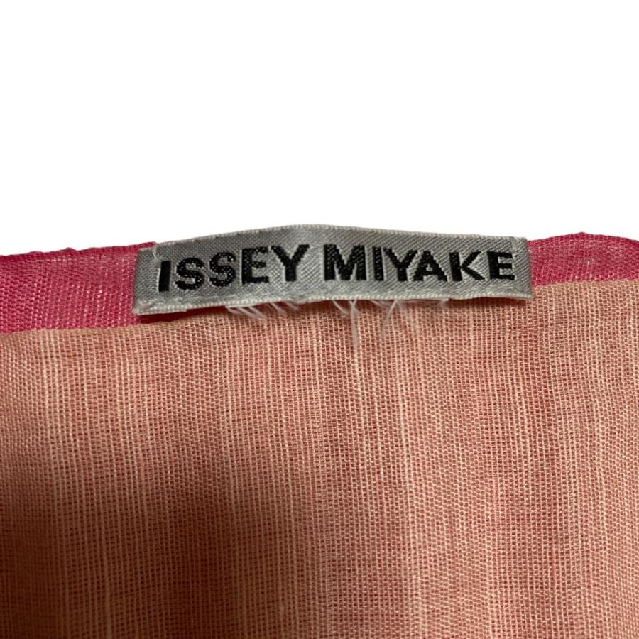 ISSEY MIYAKE（イッセイミヤケ） 良品 プリーツ バイカラー ストール