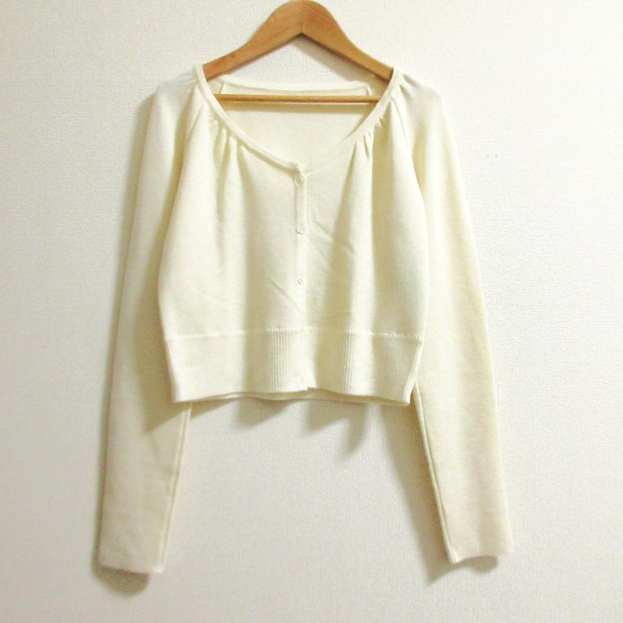 美品 FOXEY フォクシー カシミヤ シルク ニットカーディガン 36536 サイズ38 アイボリー レディース 古着 中古 USED FOXEY（フォクシー） 美品 カシミヤ シルク ニットカーディガン 36536