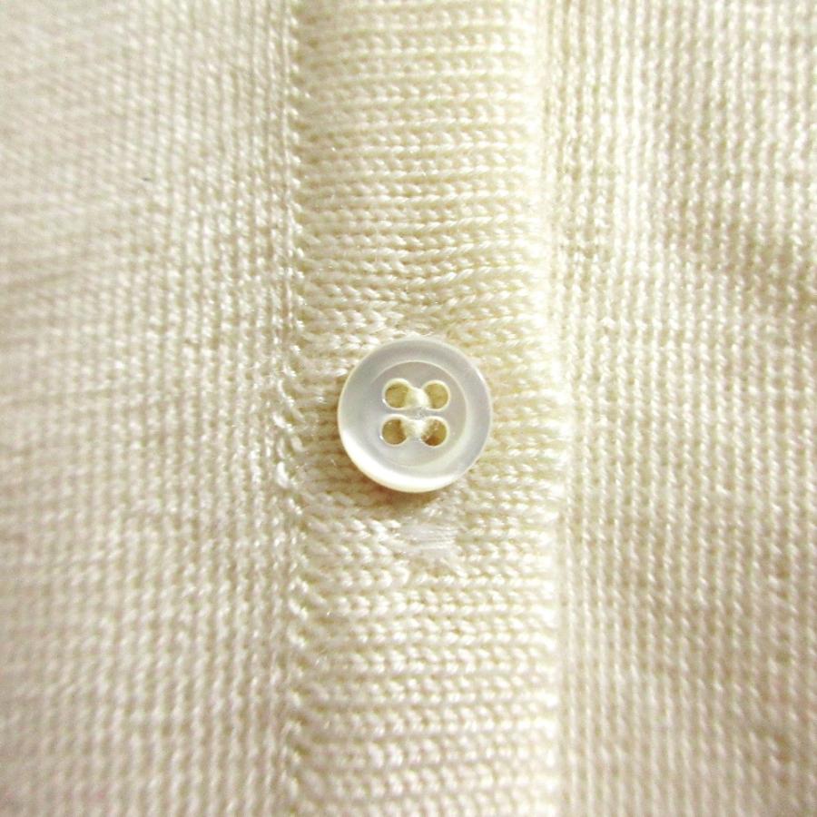 美品 FOXEY フォクシー カシミヤ シルク ニットカーディガン 36536 サイズ38 アイボリー レディース 古着 中古 USED FOXEY（フォクシー） 美品 カシミヤ シルク ニットカーディガン 36536