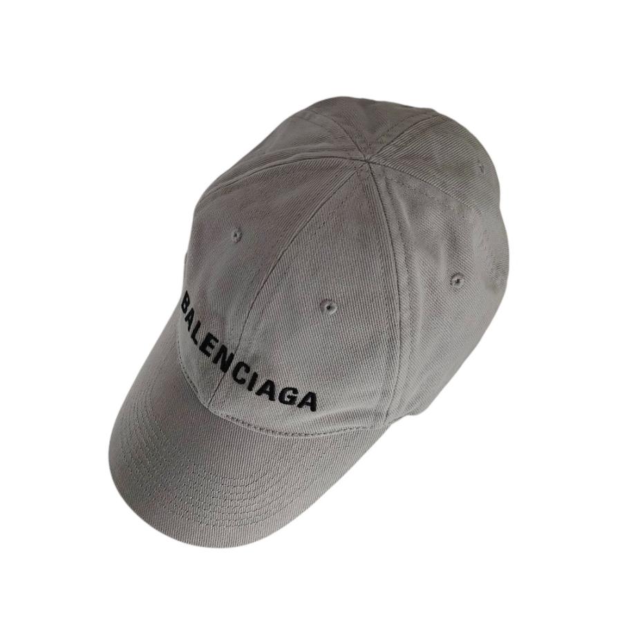 BALENCIAGA（バレンシアガ） 美品 ロゴ刺繍 ベースボールキャップ 帽子