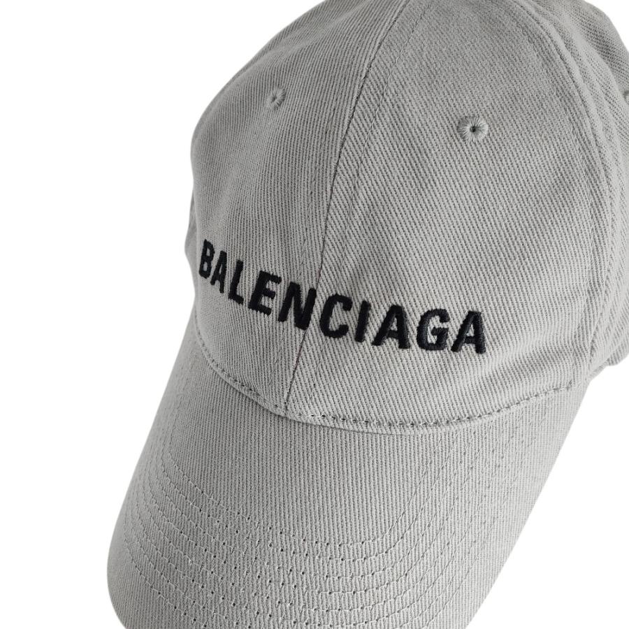 BALENCIAGA（バレンシアガ） 美品 ロゴ刺繍 ベースボールキャップ 帽子