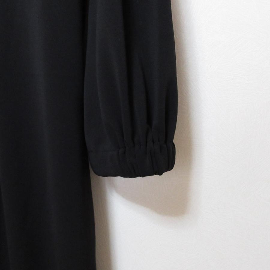 FOXEY NEW YORK 美品 フォクシーニューヨーク ストレッチ 長袖 ひざ丈