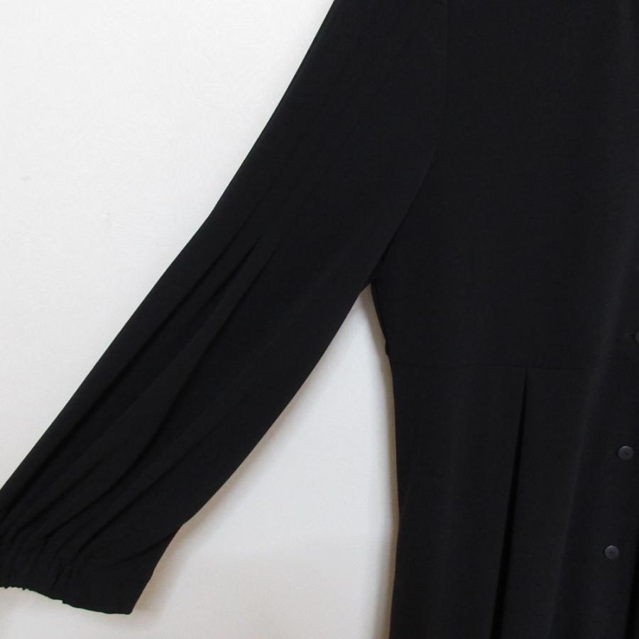 FOXEY NEW YORK 美品 フォクシーニューヨーク ストレッチ 長袖 ひざ丈