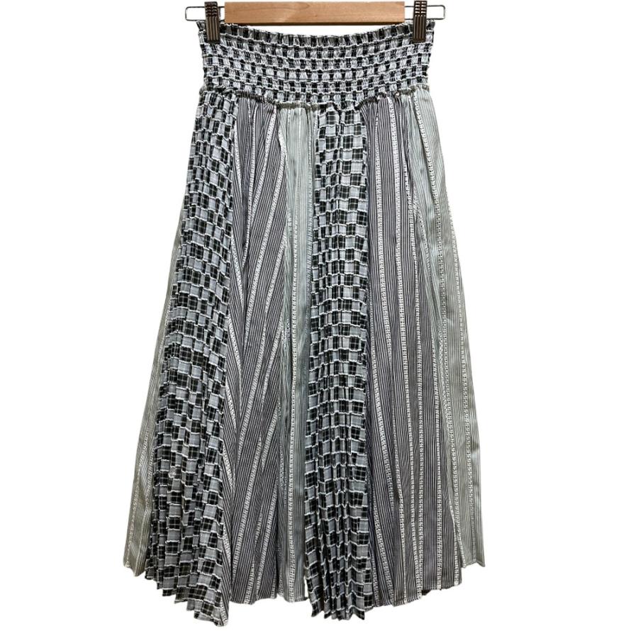 VIVIENNE TAM（ヴィヴィアンタム） 美品 コットンストライプ W EMB