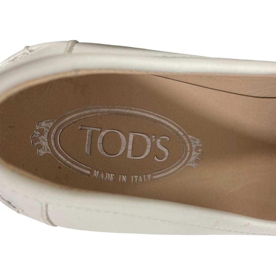 未使用 TOD'S トッズ ダブルT レザー ローファー サイズ38.5 約25.5cm