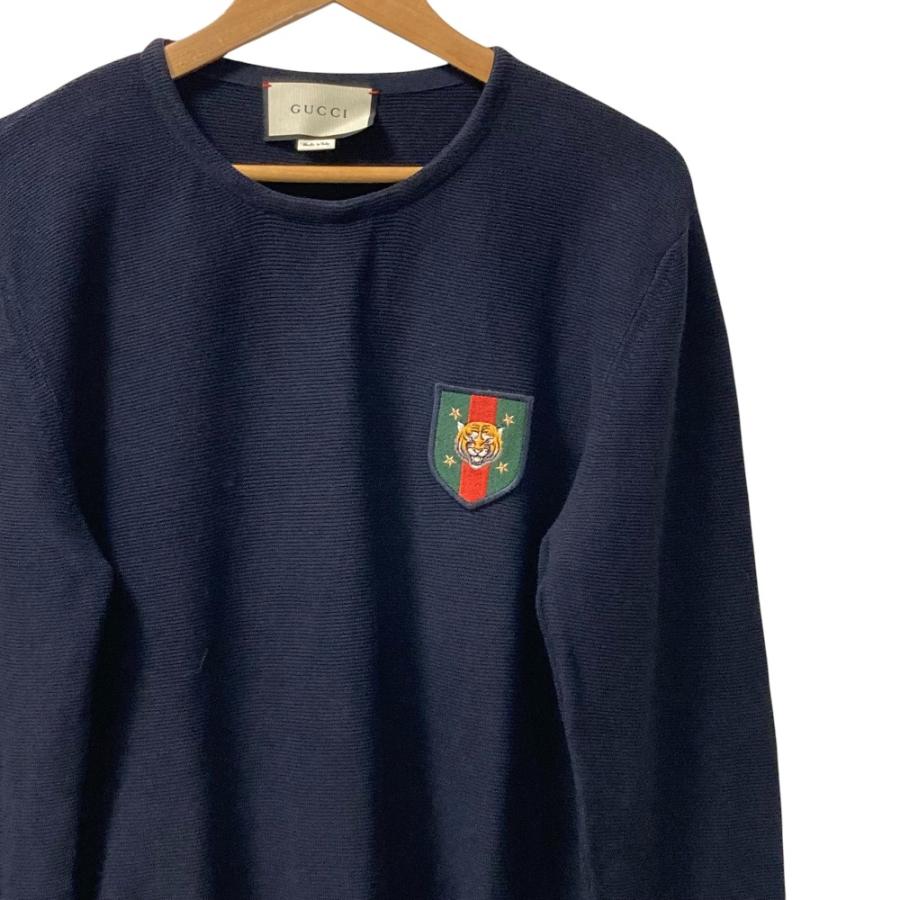 GUCCI（グッチ） 美品 タイガーワッペン付き シェリーライン 長袖 