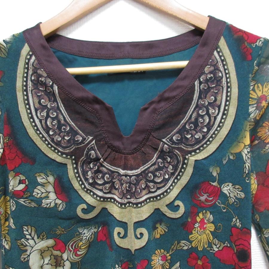VIVIENNE TAM（ヴィヴィアンタム） 美品 オリエンタルプリント パワー