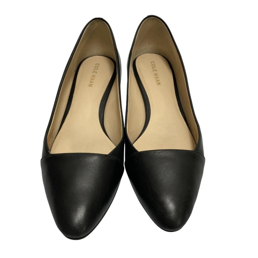 COLE HAAN（コールハーン） 美品 レザー ウェッジソール パンプス