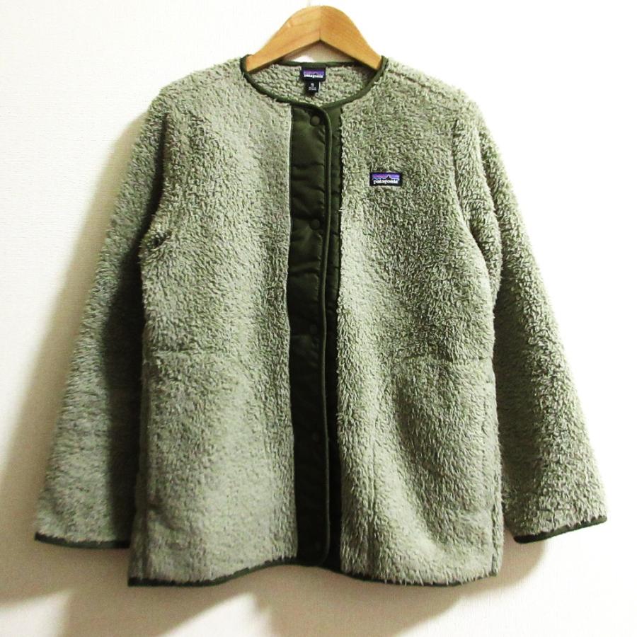 良品 patagonia パタゴニア ガールズロスガトスカーディガン 65440 サイズXL カーキ レディース 古着 中古 USED patagonia（パタゴニア） 良品 ガールズロスガトスカーディガン 65440