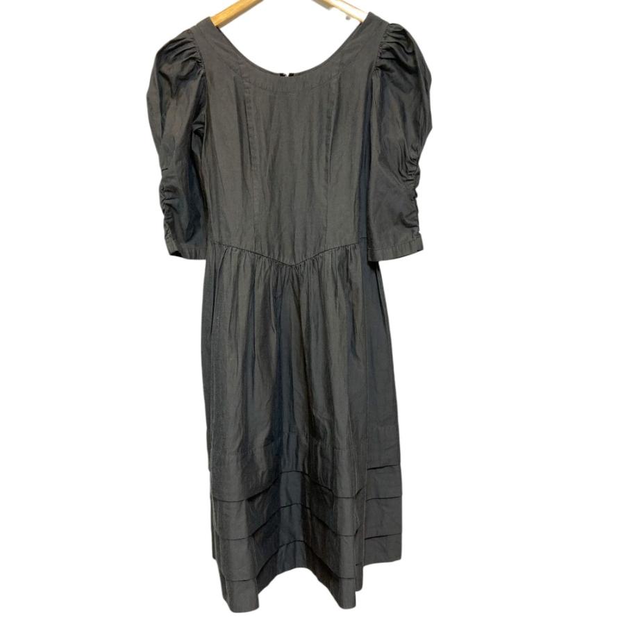 コムデギャルソン ギャザーロングワンピース　75900円 COMME des GARCONS 美品 AD2018 コムコム コムデギャルソン