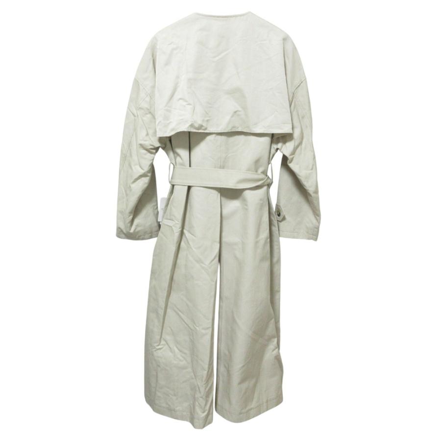 美品 24SS Spick and Span スピック＆スパン C/CU ノーカラートレンチ