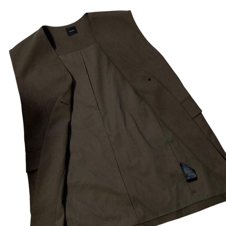 美品 25AW Spick and Span スピックアンドスパン Vカラーロングジレ
