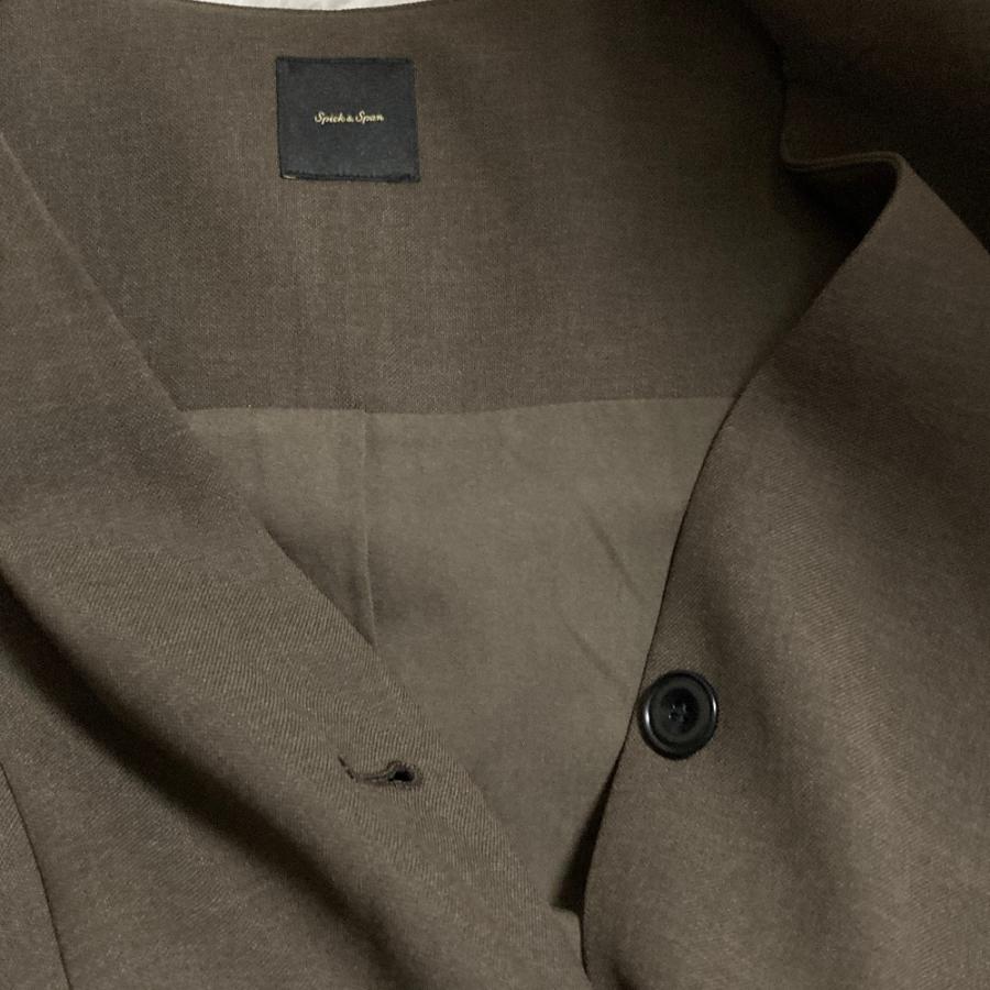 美品 25AW Spick and Span スピックアンドスパン Vカラーロングジレ