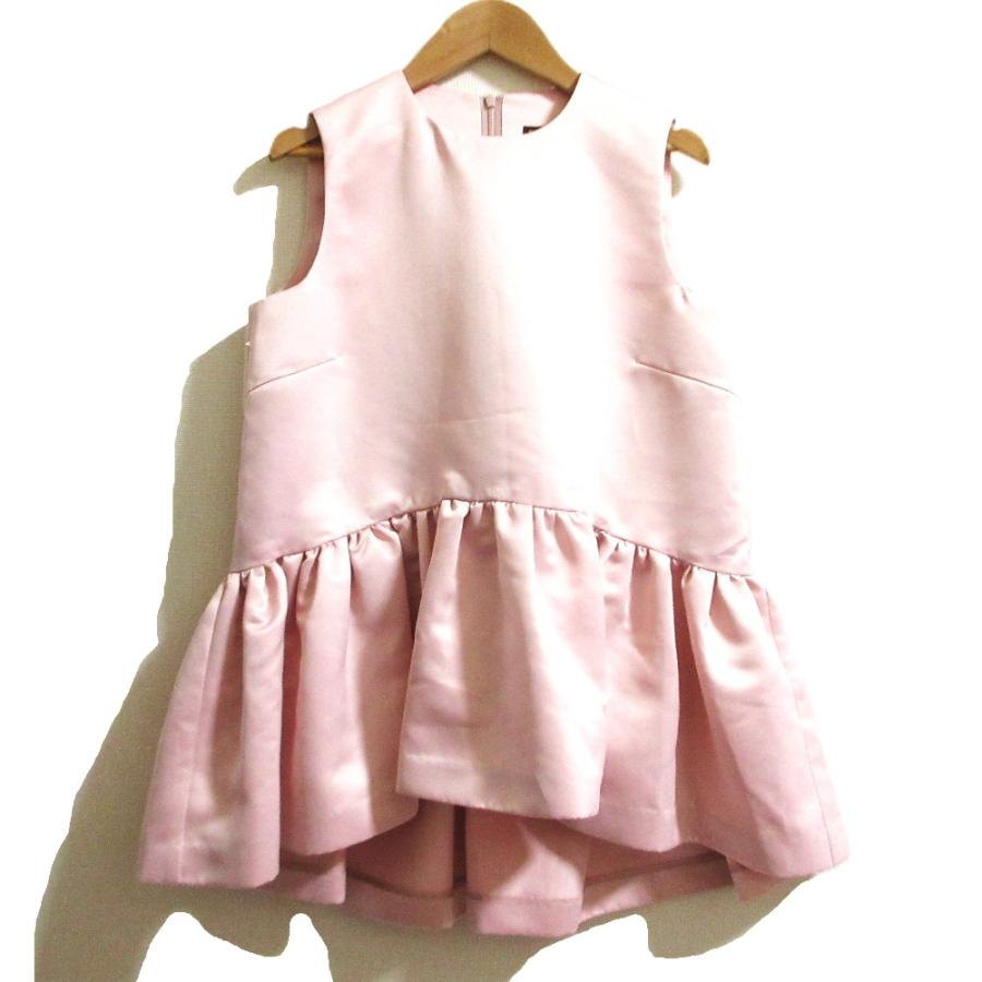 美品　ツルバイマリコオイカワ　ペプラム　ノースリーブ TSURU by Mariko Oikawa（ツルバイマリコオイカワ） 美品 ノースリーブ