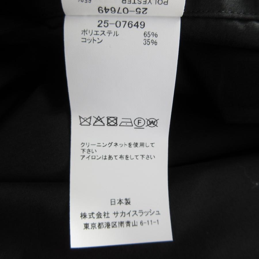 sacai（サカイ） 未使用 25SS sacai Shirt dress ノースリーブ シャツ 