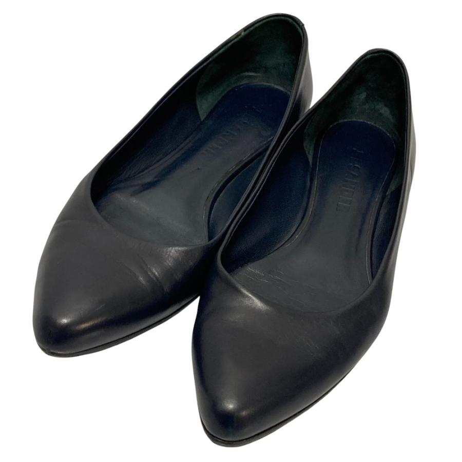 JIL SANDER（ジルサンダー） 美品 レザー ポインテッドトゥ フラット