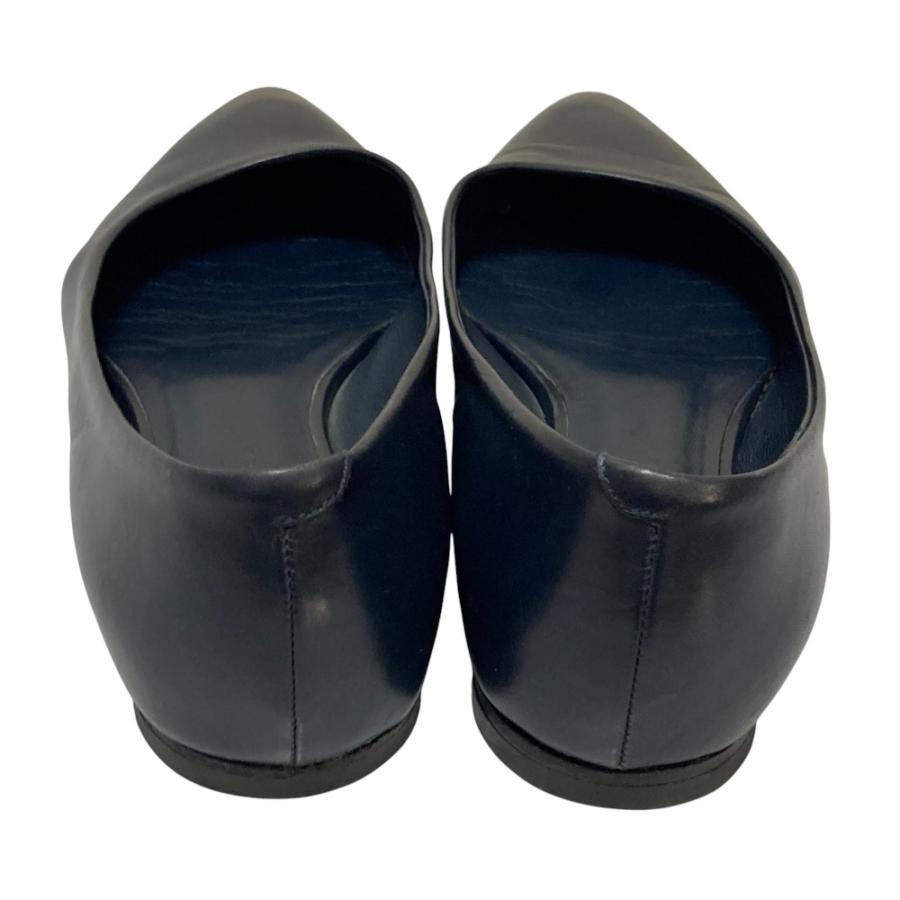 JIL SANDER（ジルサンダー） 美品 レザー ポインテッドトゥ フラット