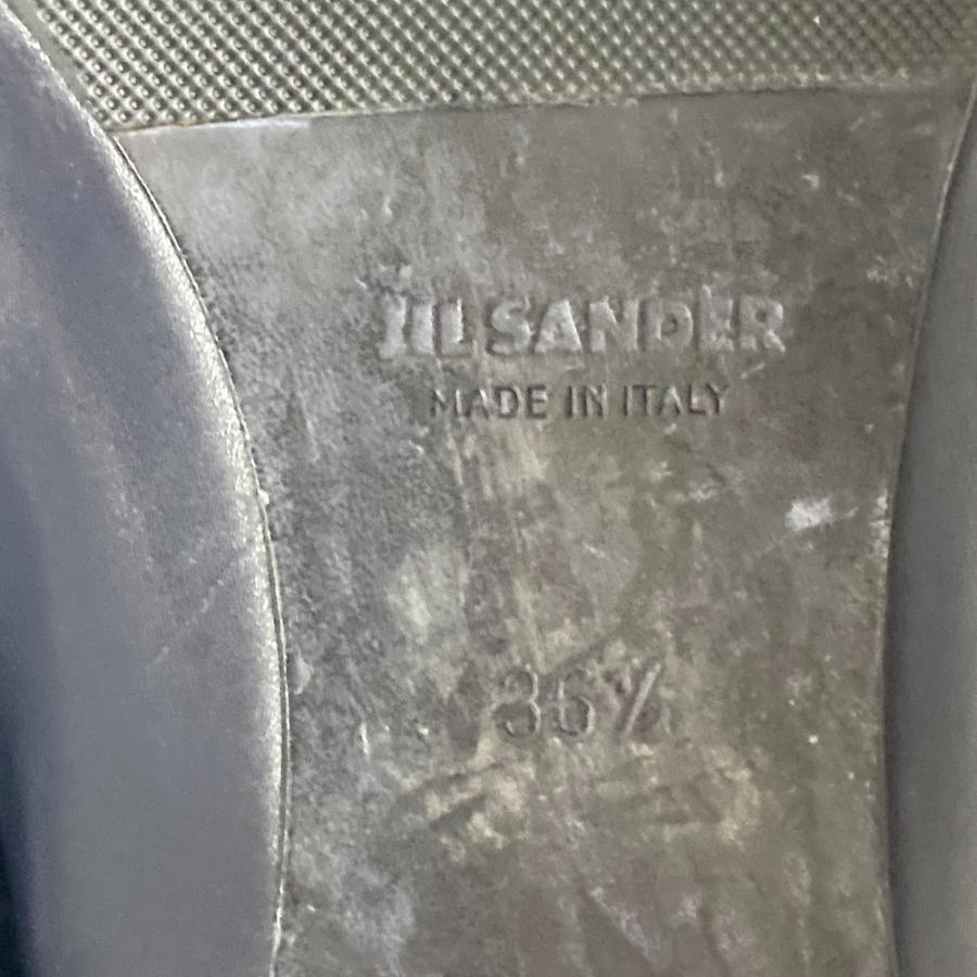 JIL SANDER（ジルサンダー） 美品 レザー ポインテッドトゥ フラット