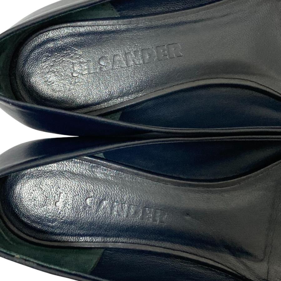 JIL SANDER（ジルサンダー） 美品 レザー ポインテッドトゥ フラット