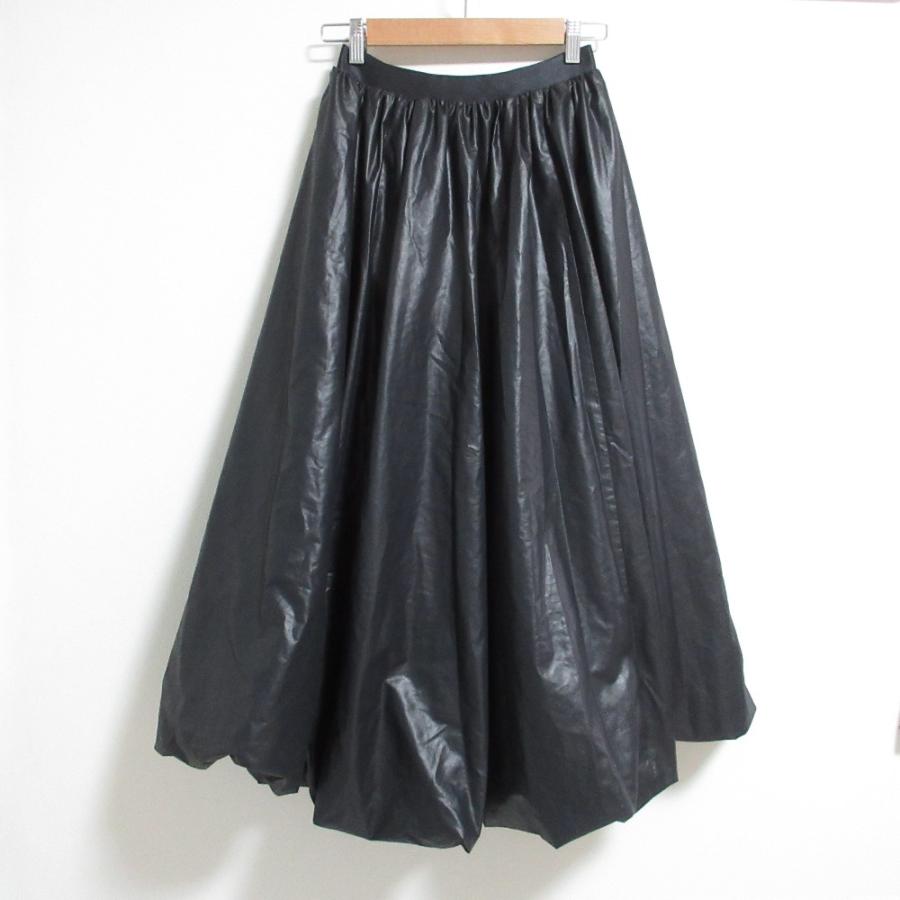 emmi ブラック バルーンスカート emmi 美品 24AW emmi エミ ボリュームバルーンスカート サイズ0