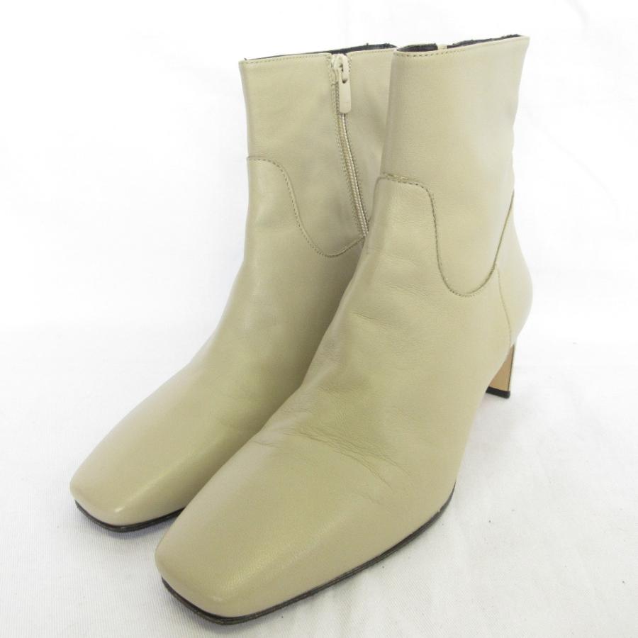 美品 CORSO ROMA 9 コルソローマノーヴェ レザー スクエアトゥ