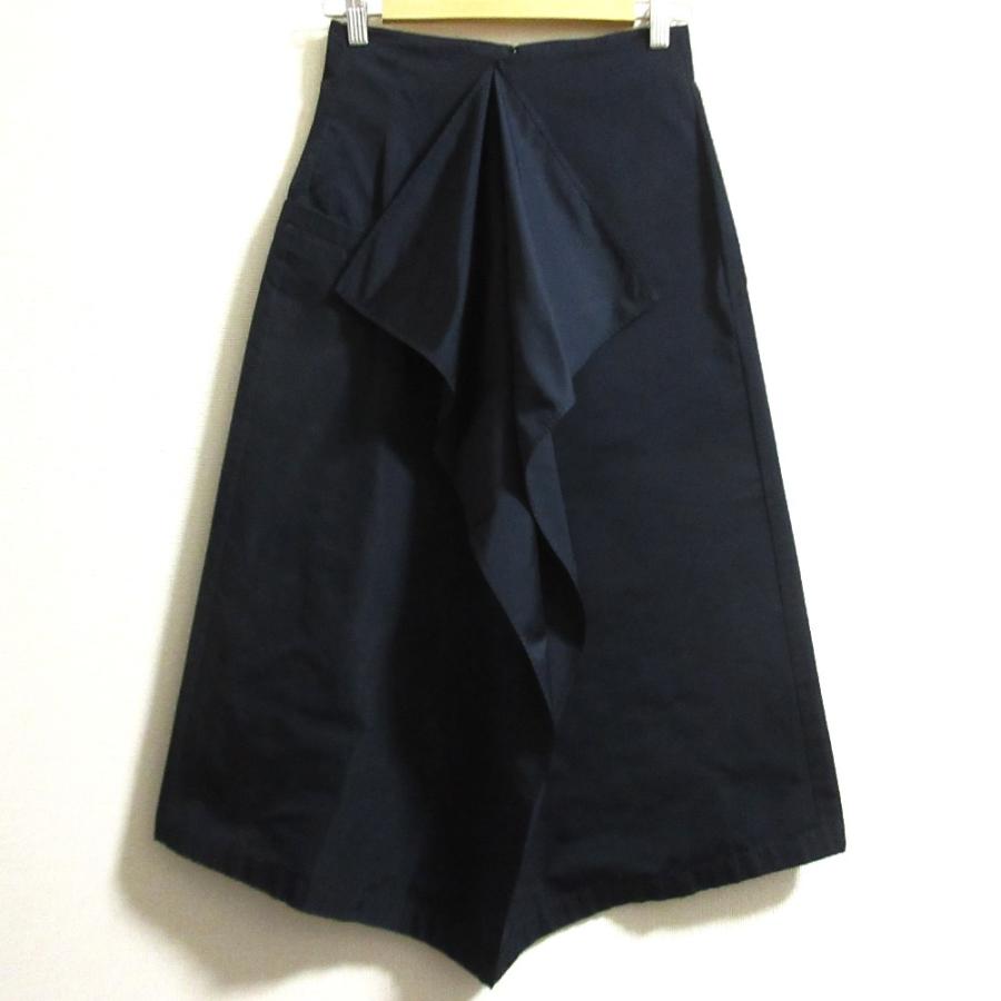 JIL SANDER（ジルサンダー） 良品 シルクブレンド ロング フリル