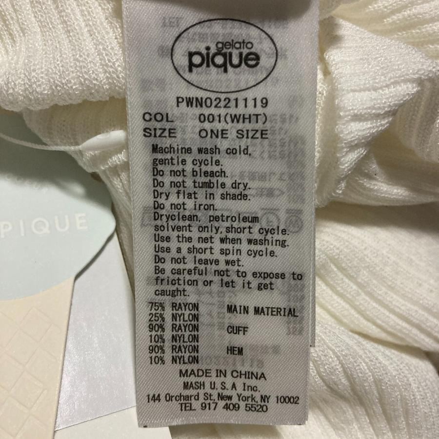 gelato pique（ジェラートピケ） 未使用 シアーリブドレス ワンピース