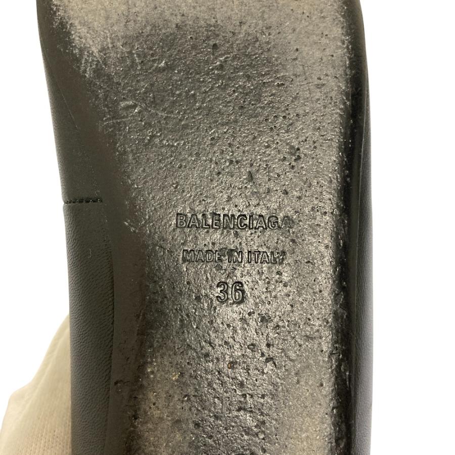 BALENCIAGA（バレンシアガ） スクエアナイフBB フラットパンプス