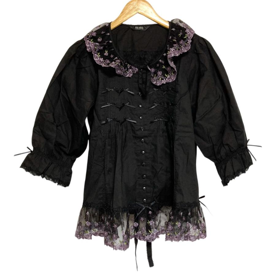 PINK HOUSE（ピンクハウス） 美品 オリジナルチュールレース使い