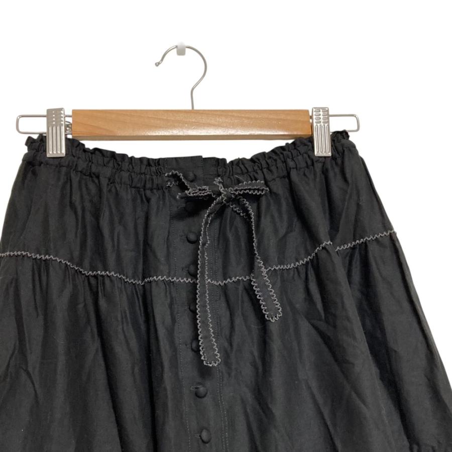 PINK HOUSE（ピンクハウス） 美品 配色ライン入りティアードスカート