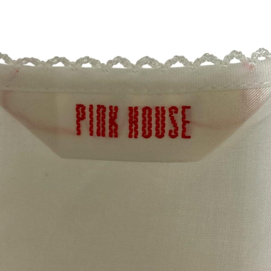 未使用 PINK HOUSE ピンクハウス Rambling Hearts刺繍入り ブラウス サックス レディース 古着 中古 USED 中古・古着通販】PINK HOUSE (ピンクハウス) ブラウス ピンク サイズ