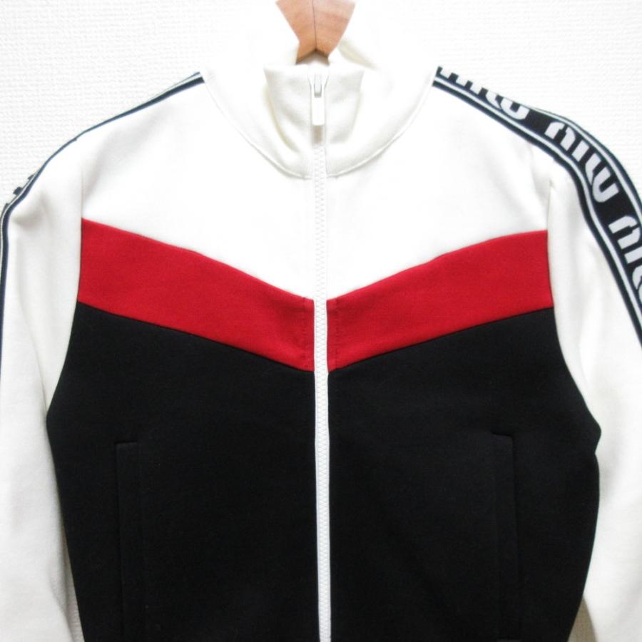 miu miu（ミュウミュウ） 良品 クロップド トラックジャケット MJL638