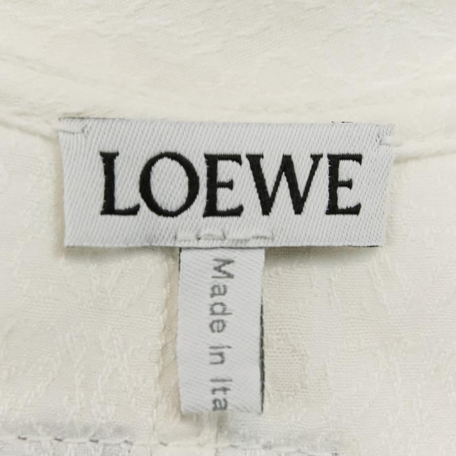 LOEWE（ロエベ） 美品 アナグラム コットン ノースリーブワンピース