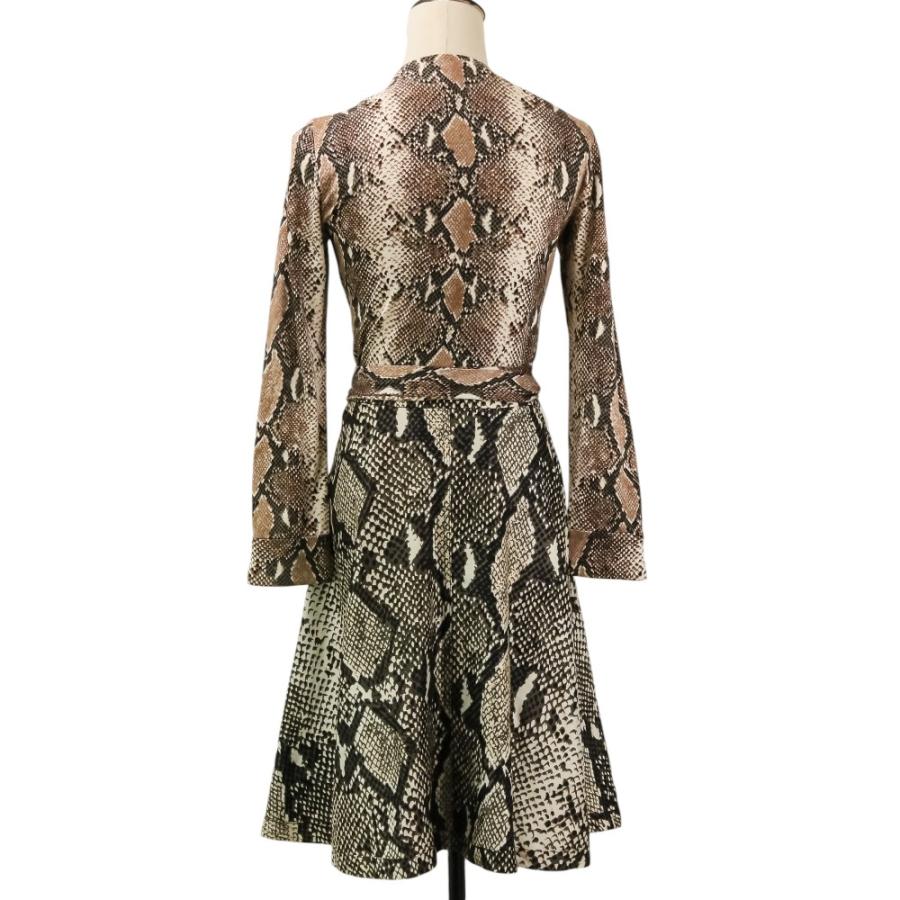 DVF ダイアンフォンファステンバーグ シルク100 ラップワンピース 格子柄 DIANE von FURSTENBERG（ダイアンフォンファステンバーグ） 良品 Diane
