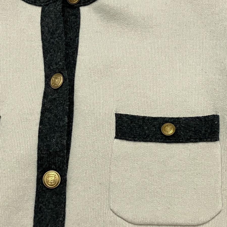 良品 25AW Mila Owen ミラオーウェン フェイス金釦カーデ ニット カーディガン 0 アイボリー レディース 古着 中古 USED Mila Owen（ミラオーウェン） 良品 25AW Mila Owen フェイス金釦カーデ