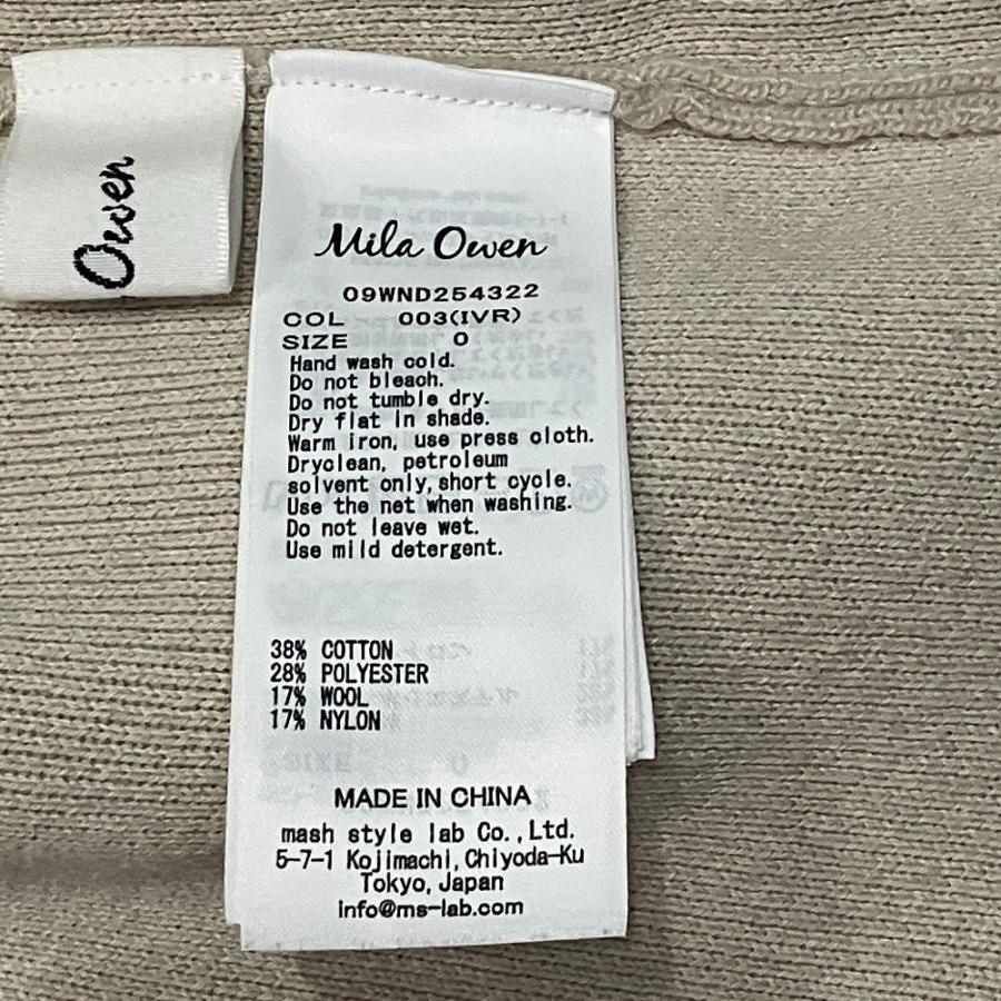 Mila Owen（ミラオーウェン） 良品 25AW Mila Owen フェイス金釦カーデ