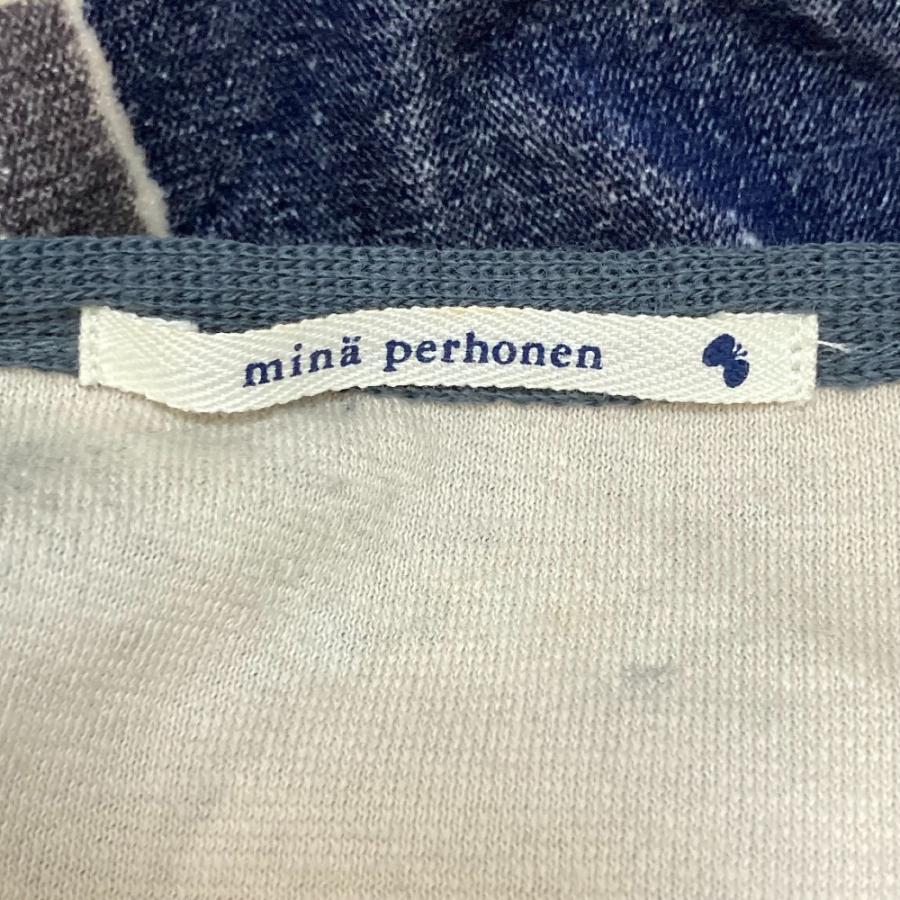 mina perhonen（ミナペルホネン） 美品 LANDSCAPE 七分袖 ワンピース