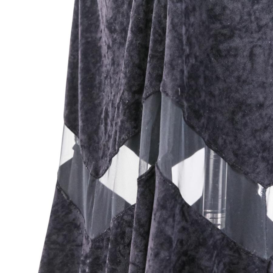 FETICO（フェティコ） 未使用 STUDIOUS別注 VELOUR SHEER CUT HEM