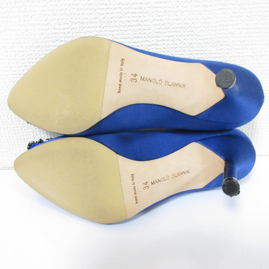 MANOLO BLAHNIK マノロブラニク　ハンギシ　サテン 34 MANOLO BLAHNIK マノロブラニク ハンギシ サテン 34 【公式通販】