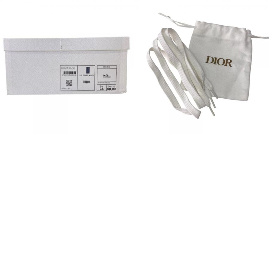 良品 DIOR ディオール ID バイカラー スニーカー サイズ36 23.0cm相当