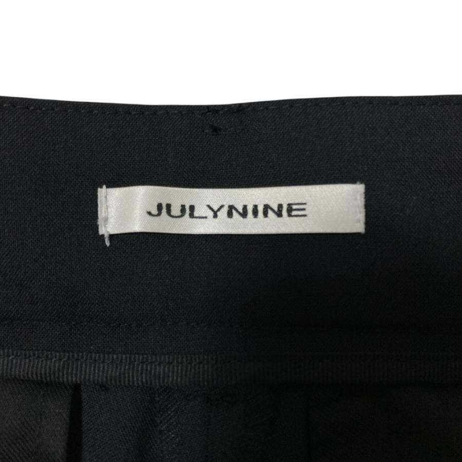 美品 JULY NINE ジュライナイン ふわかるパンツ イージーテーパード