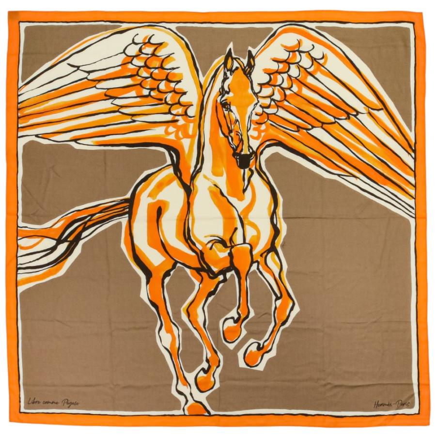 HERMES（エルメス） 美品 Libre comme Pegase カレジェアン 140