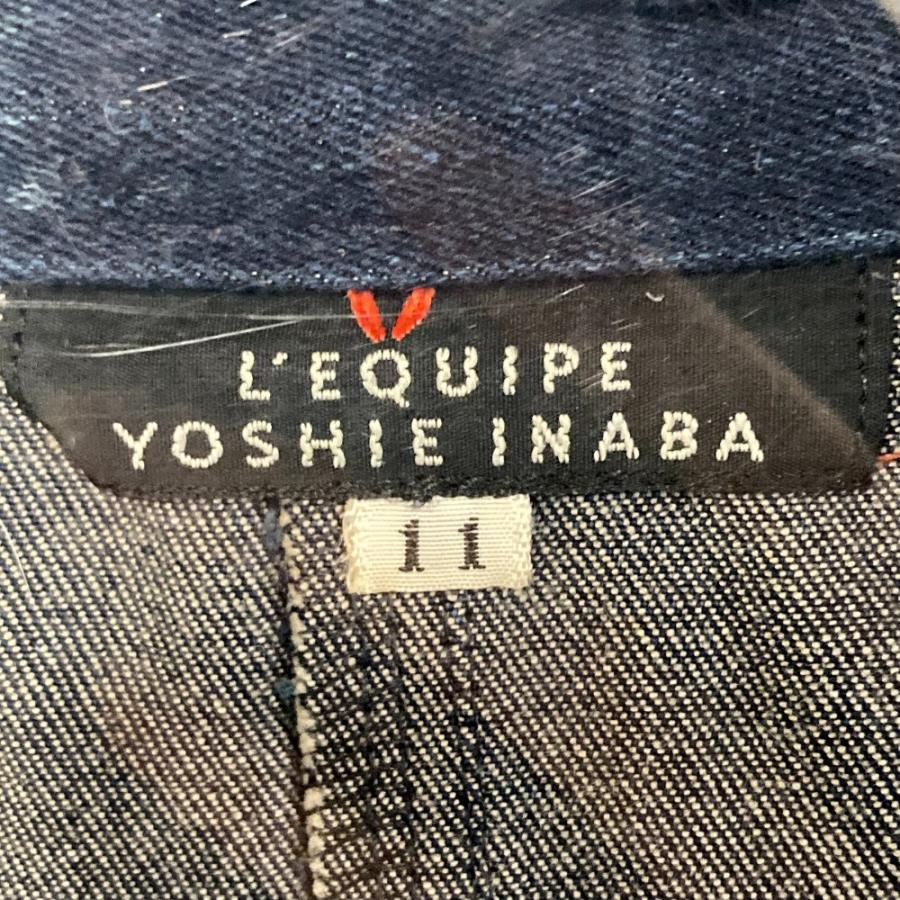 美品 L'EQUIPE YOSHIE INABA レキップ ヨシエイナバ チャイナボタン