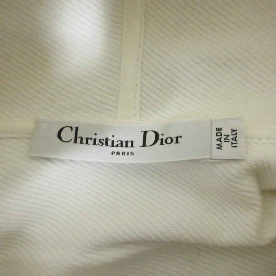 良品 Christian Dior クリスチャンディオール DIOR ALPSコレクション パーカー カットソー 143S20A4005 XS ホワイト レディース 古着 中古の画像