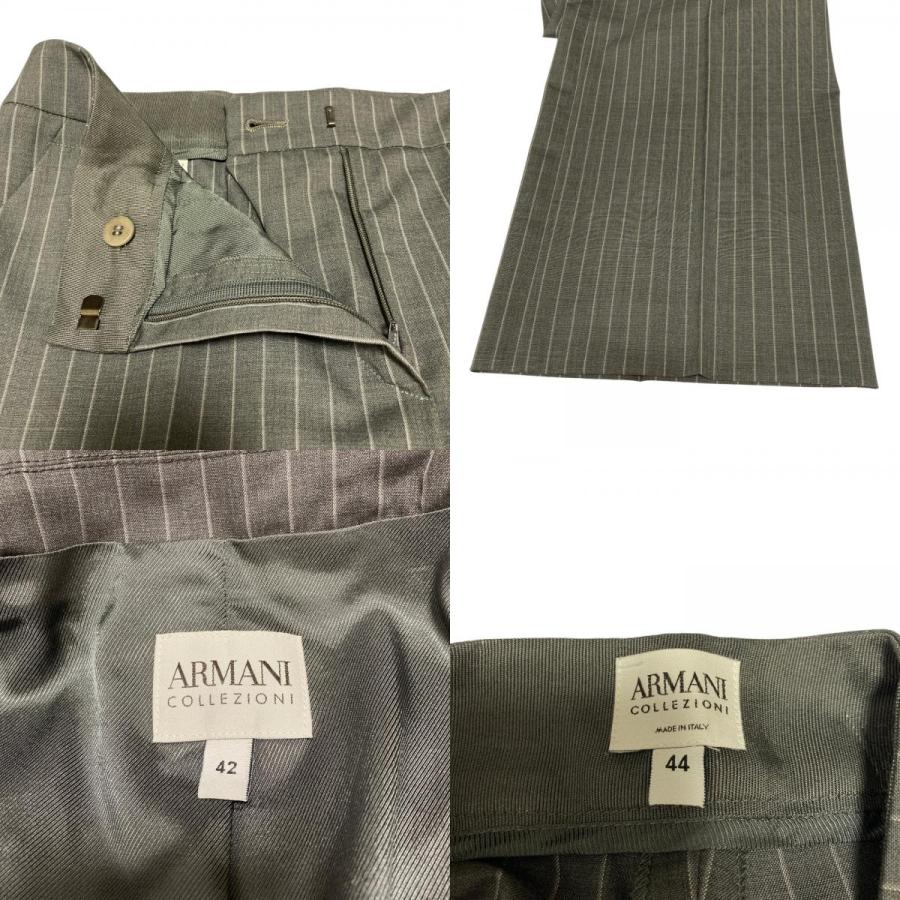 未使用 ARMANI COLLEZIONI スーツ セットアップ イタリア製 ARMANI COLLEZIONI 未使用 アルマーニコレツォーニ ストライプ